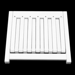 Wall Mount Wood Folding Chair Hidden Footstool Entryway Seat Bench Bathroom