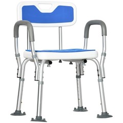 EVA Padded Bath Seat with Adjustable Height, 299 lbs. Capacity