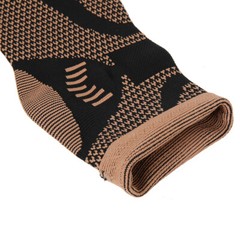 Copper Ankle Support Brace Compression Sleeve Socks Elastic Foot For Pain Relief