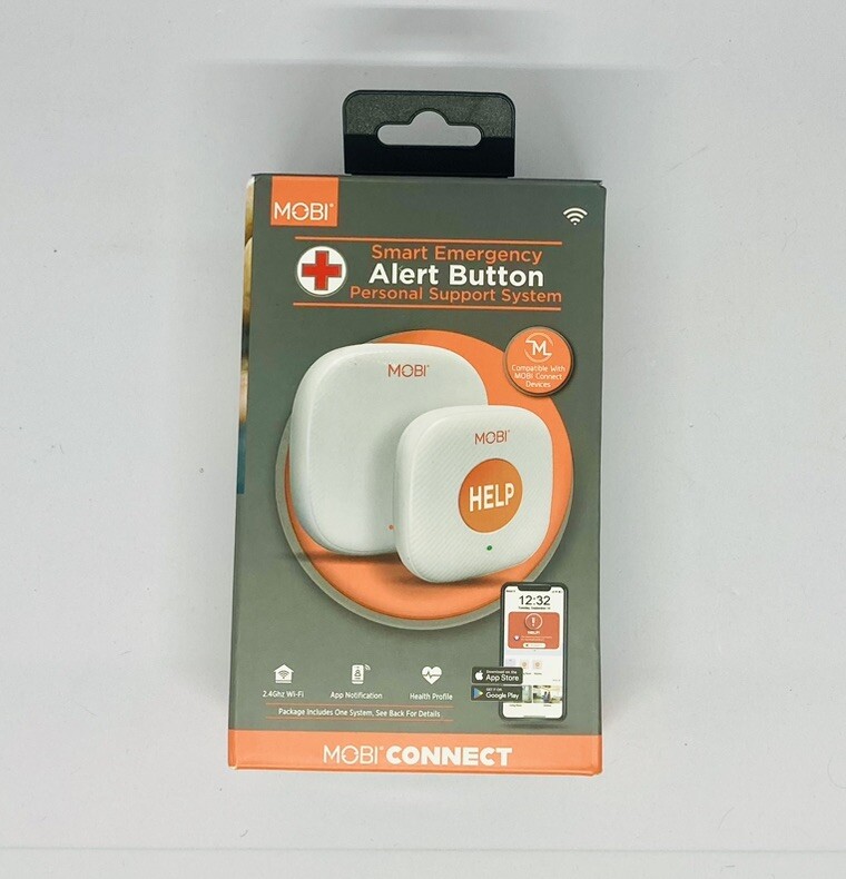 Mobi Connect Smart Emergency Alert Button Personal Support System NIB