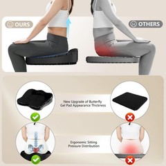 Enlarged Gel Seat Cushion 19in Super Large Thick, Gel Cushion Seat for Pressu…