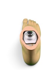OTTOBOCK Otto Bock 1D35 sach Prosthetic Foot. Size 26. Right Foot.