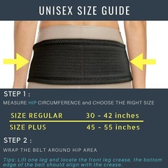 SI Belt for Men and Women That Stabilize Sacroiliac Joint and Alleviate Pain