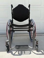 Ki Mobility Rogue Rigid wheelchair OFF ROAD WHEELS.