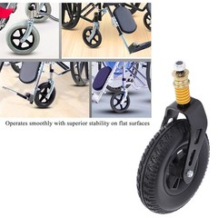 Sturdy 8 Inch Wheelchair Front Solid Caster For Enhanced Stability For Elderly