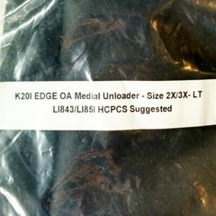 Knee Brace XBack K201 Edge OA Medial Unloader 2x/3x Left with air bladder