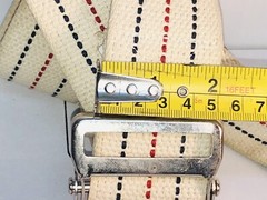 Large Gait Belt W/ Metal Buckle, 58 Inch, White Essential Medical Supply Medline