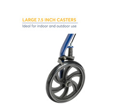 Drive Medical Four Wheel Rollator Rolling Walker with Fold Up Removable Back Sup