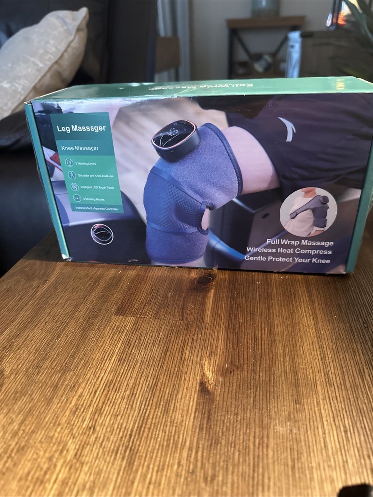 Wireless Heat Compress for Pain Relief with 3 Vibration Modes, 5 -Heating Levels