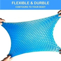 Double Thick Gel Seat Cushion Egg Honeycomb Cooling Chair Car Office Pad