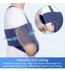 Velpeau Medical Arm Sling Shoulder Immobilizer Medium Blue Cotton See Notes