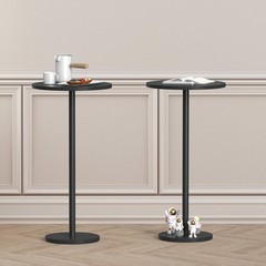 Novimango Small Round Side Table Drink Tables For Narrow Spaces Pedestal End