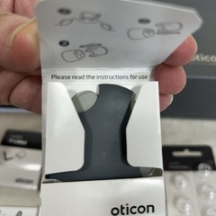 Oticon miniFit 8mm Open Domes Prowax Case Hearing Aid Accessories Manual
