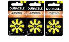 Duracell Hearing Aid Batteries Size 10 Mercury Free Fresh Date Exp 2026
