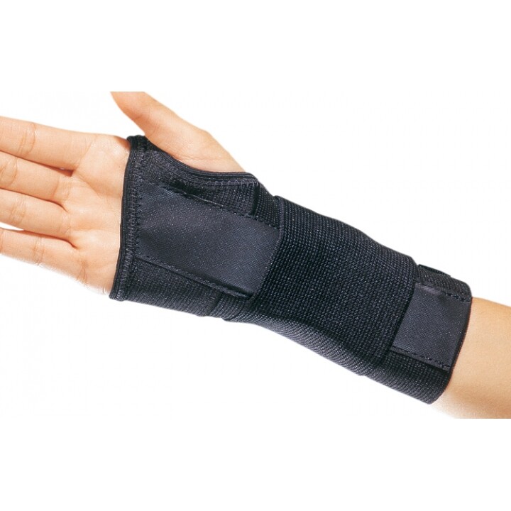 PROCARE CTS Contoured Wrist Support, Cotton / Elastic Left Hand Black Large