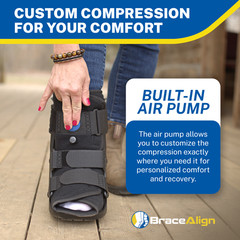 Short Air Walker Cam Fracture Boot – Ankle & Foot Fracture, Sprains, Injury