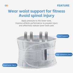 Lightweight Back Brace for Lower Pain Men Women, Breathable Lumbar…