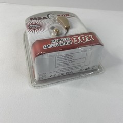 MSA 30X Sound Amplifier Rechargeable Silicone Ear Buds As Seen on TV NEW SEALED