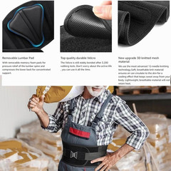 Copper Fit X-Back Brace for Lower Back Pain, Lumbar Support, (Large/XLarge)