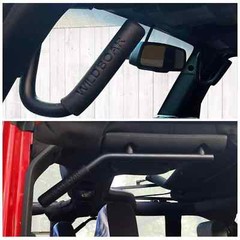 Front & Rear Grab Handle Kit Aluminum Alloy Grab Bar for 2007-2018 Jeep Wrang…