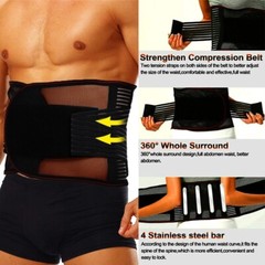 Back Brace Herniated Disc Lumbar Support Belts Lower Pain Support Relief Girdle