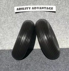 NEW: 2 PERMOBIL Brand F3, F5, M5 SOLID BLACK TIRES 210 x 65 (2.50-3) for casters