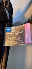 Medline Heelmedix Footcheck Heel Protector 1 Pair Standard Size 11-19 in.