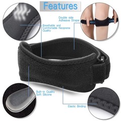 Knee Brace Support Patella Stabilizer Strap Arthritis Running Tendon Pain Relief