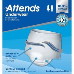 Attends Adult Underwear XL 56 Count Maximum Absorbency