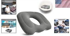 Travel-Friendly Inflatable Seat Cushion – Ergonomic Design & Adjustable Firmness
