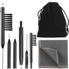 7-Piece Hearing Aid Cleaning Kit with Magnet and Velvet Bag
