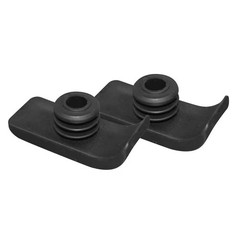 Drive Medical Walker Ski Glides BLACK 1 pair Model 10110B NEW