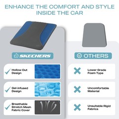 Sketchers Gel-Infused Cooling Memory Foam Seat Cushion