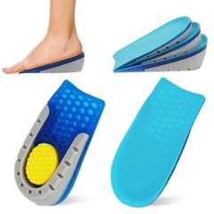 AOMIG Height Increase Insoles 2.5cm Unisex Invisible Heel Lift Inserts Half Incr