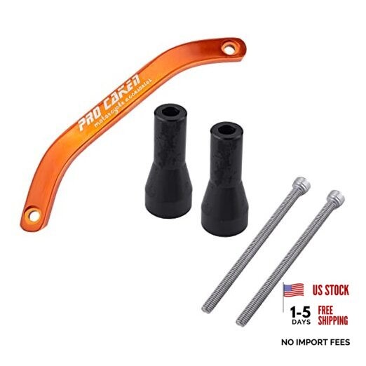 PRO CAKNE Motorcycle Rear Lift Grab Handle Bar Aluminum Replacement Rear orange