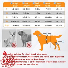 HCCW Dog Knee Braces for Back Leg | Knee Support for ACL/CCL Care, Dog Leg Br…
