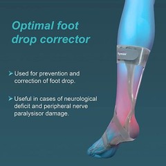 Tynor AFO Foot Drop Brace Splint Ankle Orthosis Leaf Spring Plantar Flexion