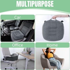 Extra Thick Chair Cushions for Office,6 in Breathable Adult Booster Seat for Car