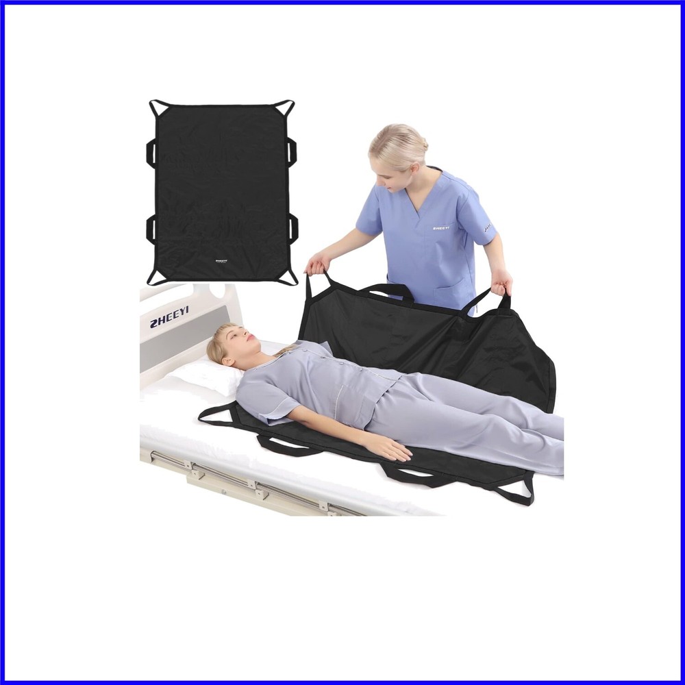 Ergonomic Patient Transfer Sheet – Waterproof & Washable with Heavy-Duty Handles