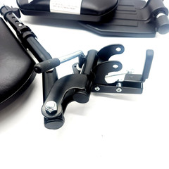 T94HAP Invacare Wheelchair Leg Rests Elevating Pair W/ Footplates & Calf Pads