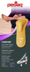 Pedag Comfort 142 orthotic insole pair, leather, lift & spread metatarsal heads