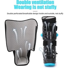 Tall Walker Boot Fracture, Broken Foot, Achilles Tendonitis Sprain Size Small