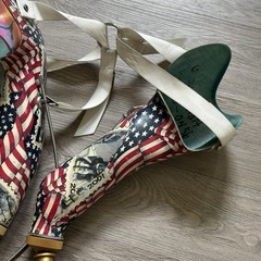 Vintage Patriotic Arm Prosthetics with Dorrance USA Hooks Arms – Left/Right