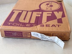 Vintage TUFFY Blue Enamel Toilet Seat XM20 / M100 Made In USA – Brand New in Box