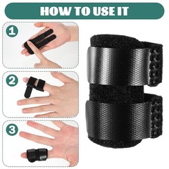 5 Pcs Trigger Thumb Splints, Finger Brace for Straightening or Support