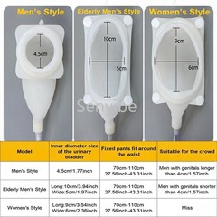 Wearable Urinal Bag Silicone Urine Catheter Portable External Urine Collector