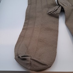JOBST for Men Casual 30-40mmHg Knee High Socks Large Khaki Full Calf