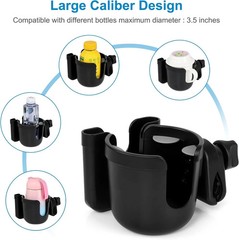 Walker Cup Holder with Hook Set, Wheelchair Cup Holder, Stroller Cup Holder, Uni