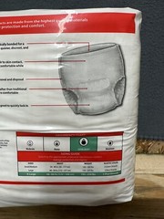 CardinalHealth Underwear 1455 Extra Heavy 14 Ct x 3PACKS (X-Large 48-66in)