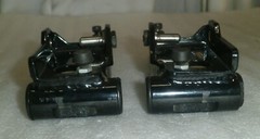 SET OF 2 WHEELCHAIR HINGE BRACKETS VERY GOOD AS PICTURE